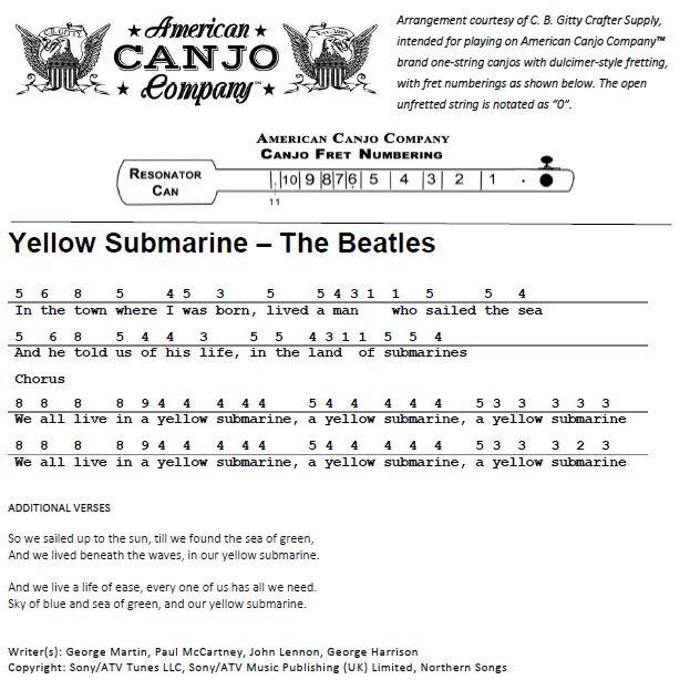 Yellow Submarine by the Beatles