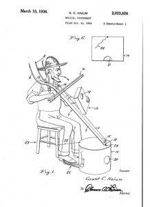 Pitchfork Instrument Patent Screenshot