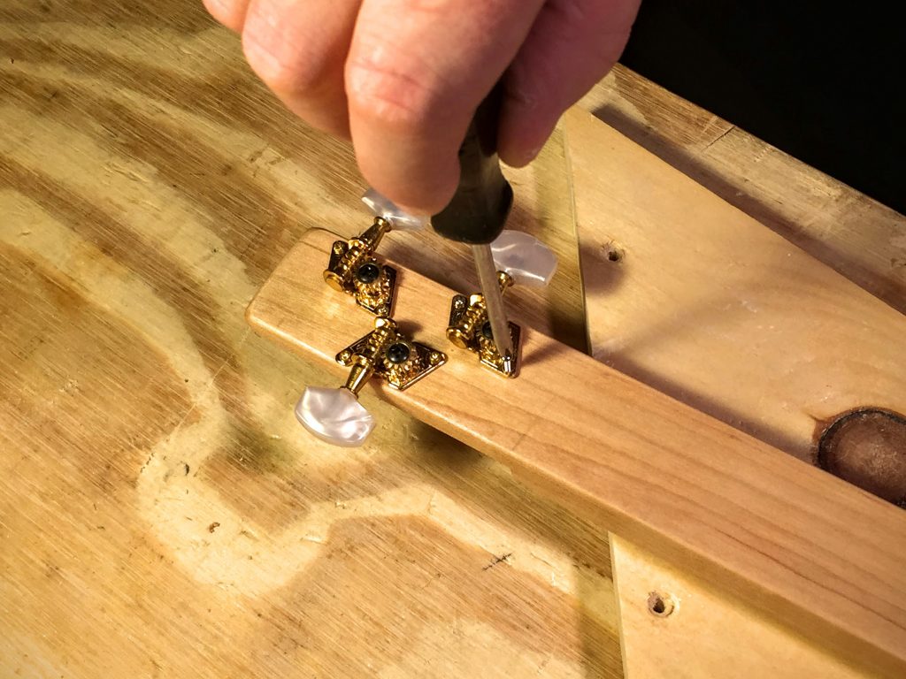 Install the tuning pegs The HowTo Repository for the Cigar Box